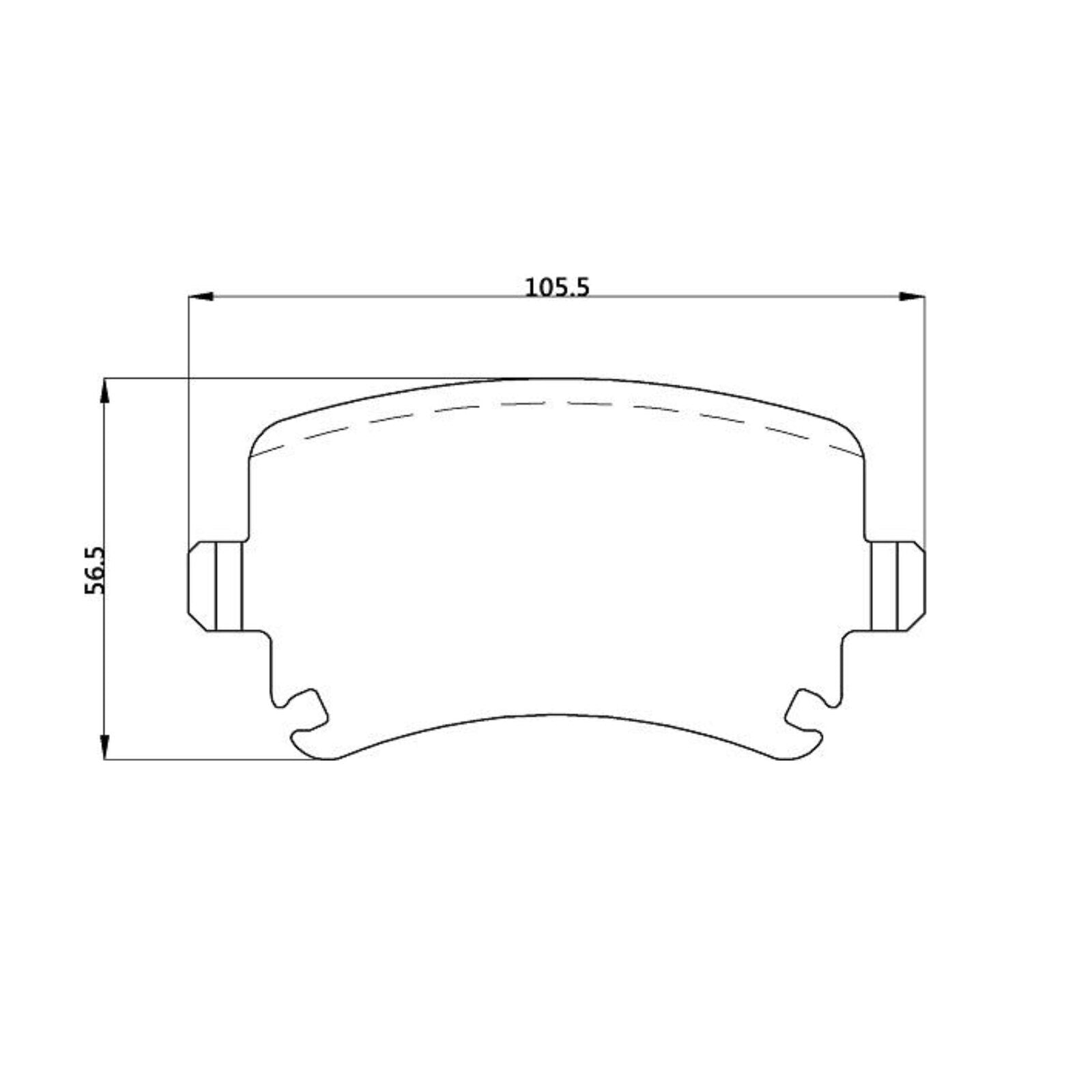 WinmaX W1 Street Performance Brake Pads Volkswagen Golf V, VI / Audi TT / S3 Rear