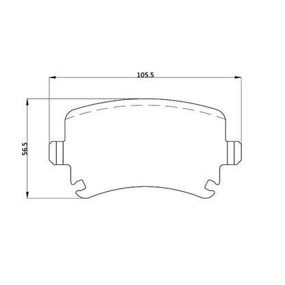 WinmaX W5 Performance Trackday Brake Pads Volkswagen Golf V, VI / Audi TT / S3 Rear