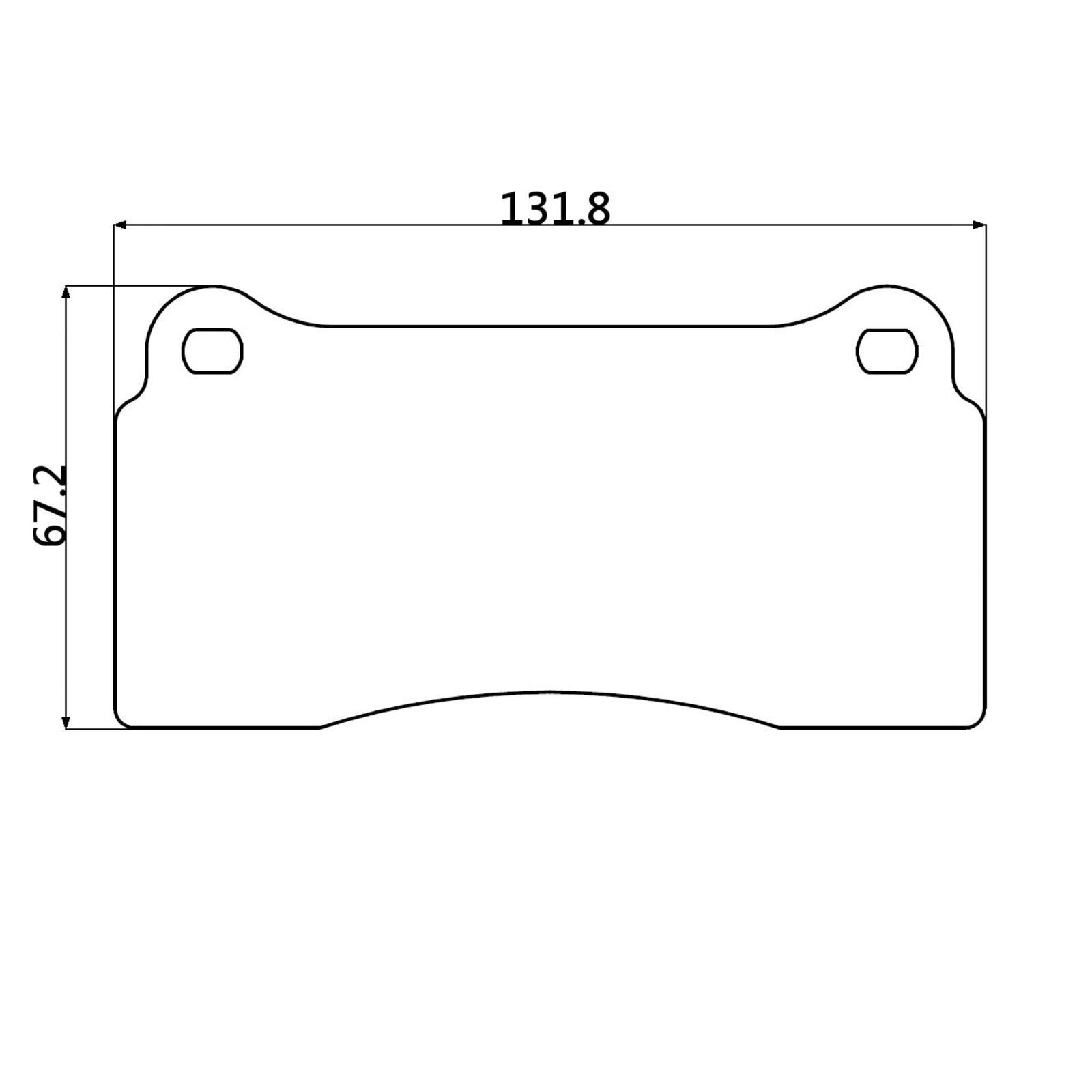 WinmaX W1 Street Performance Brake Pads Ford FPV Falcon 4pot Brembo