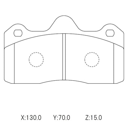 WinmaX W1 Street Performance Brake Pads AP / HSV 4pot AP D51