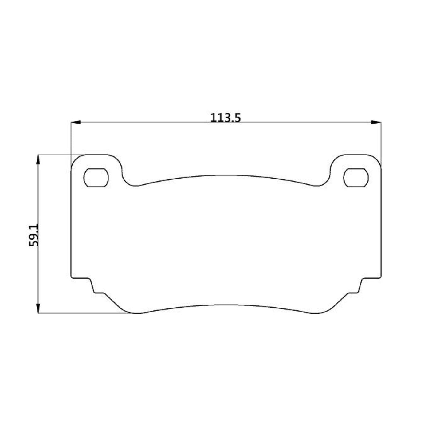 WinmaX W3 Performance Trackday Brake Pads AP 4 pot CP7600