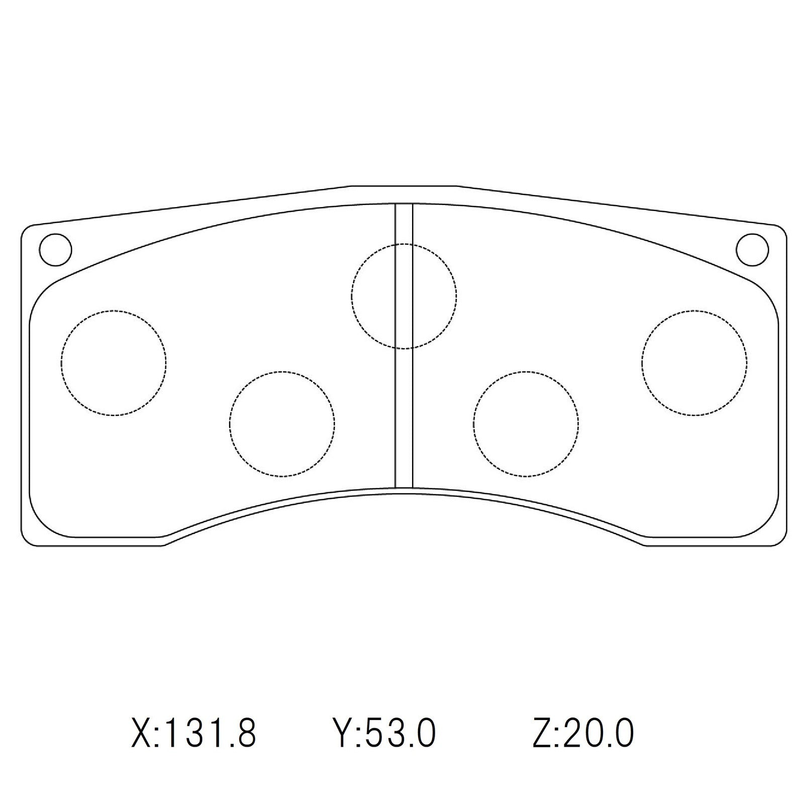 WinmaX W6.5 Race Brake Pads Alcon / AP / Brembo 4 pot