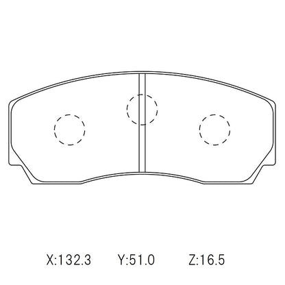 WinmaX W6.5 Race Brake Pads Alcon / AP CP5200 / Brembo 4 pot