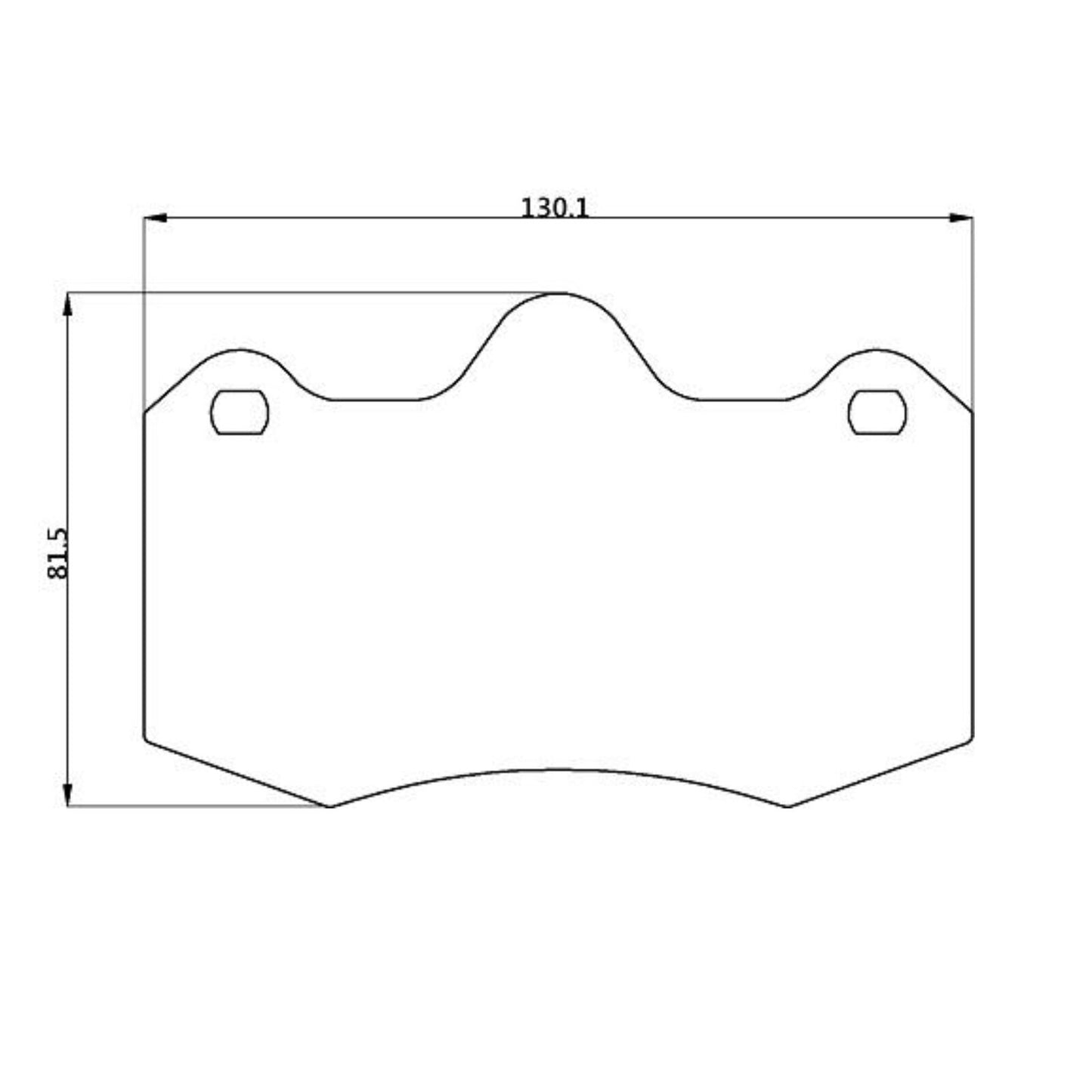 WinmaX W6.5 Race Brake Pads AP / HSV 4pot D54