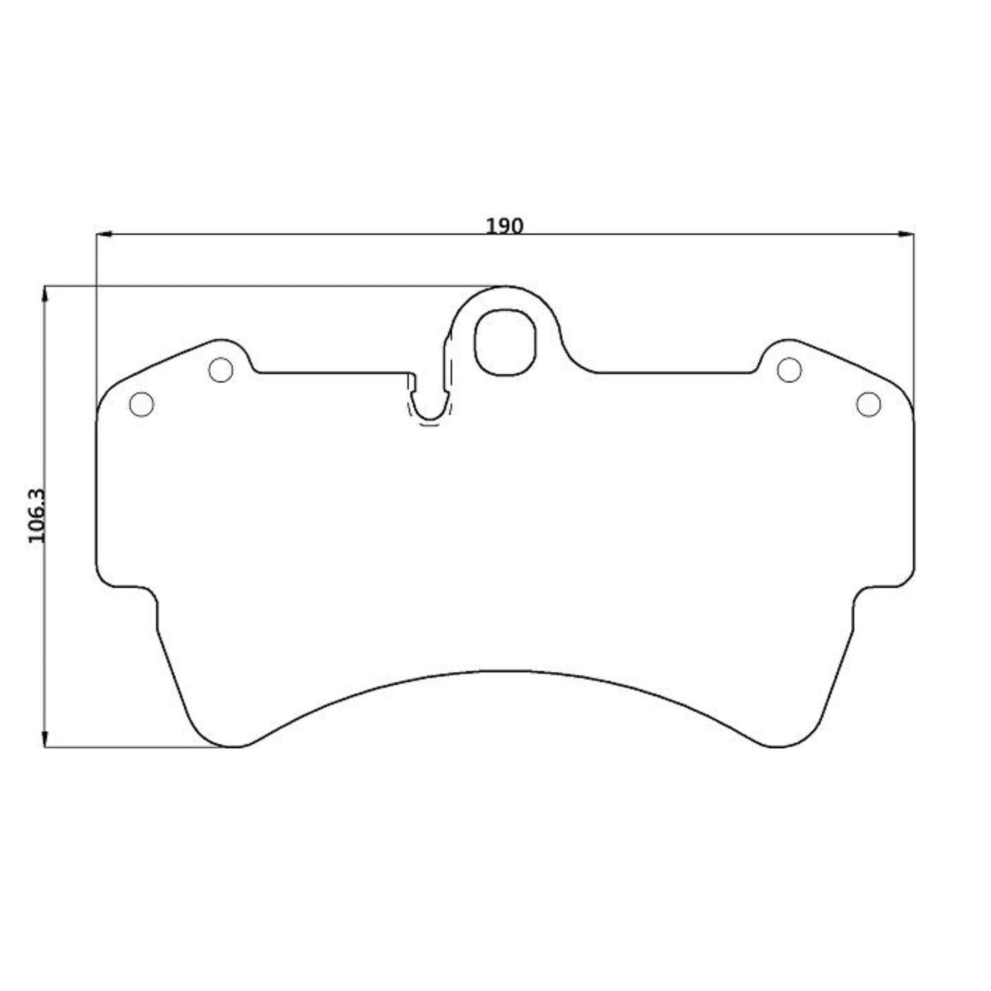 WinmaX W6.5 Race Brake Pads Porsche Cayenne S & GTS / VW Toureg Front