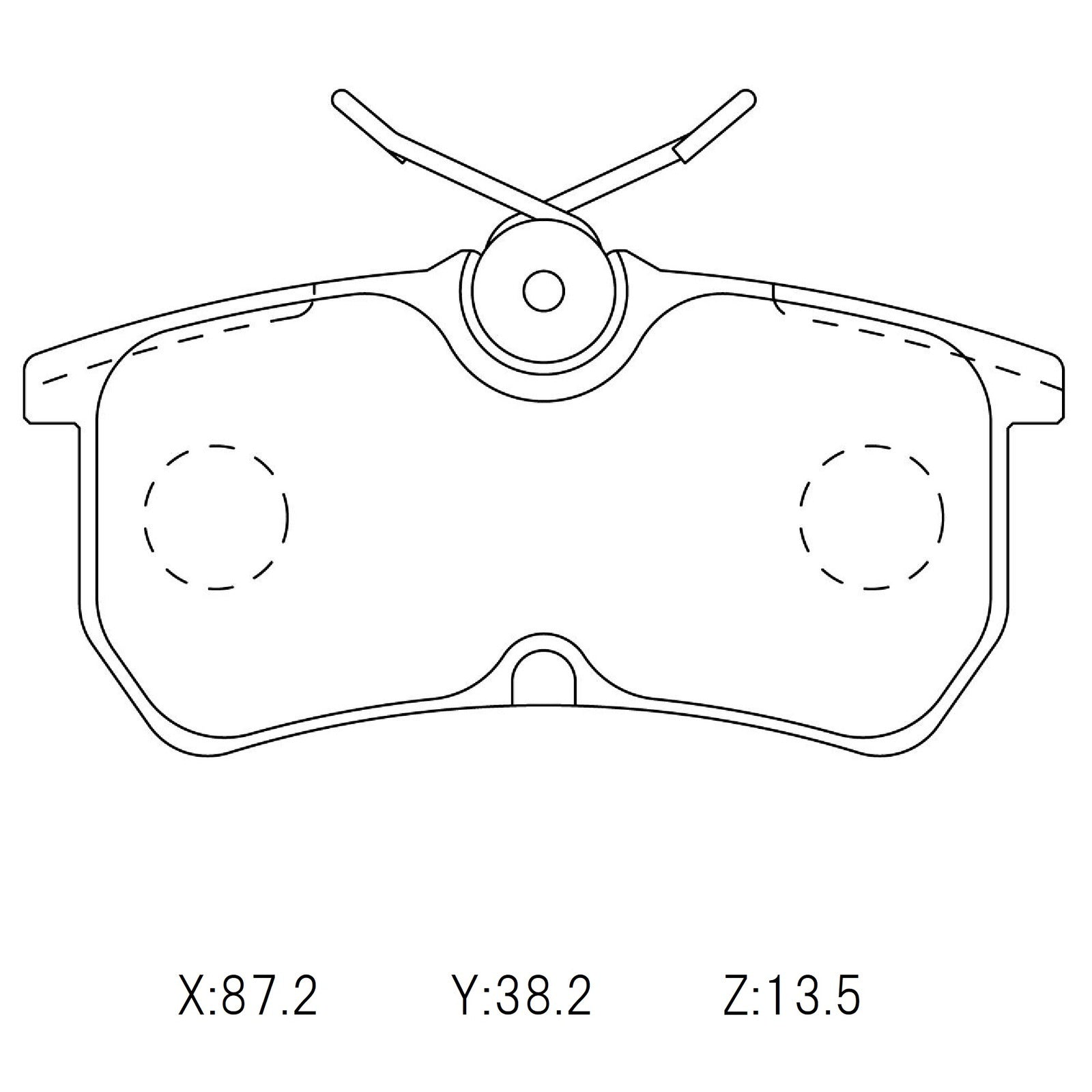 Circo S88 Performance Trackday Brake Pads Ford Fiesta ST REAR – rear axle
