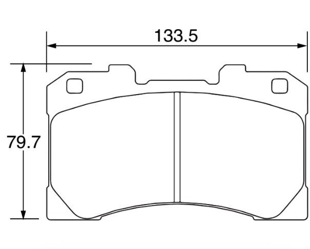 Circo S88 Performance Trackday Brake Pads Toyota GR Yaris FRONT – front axle