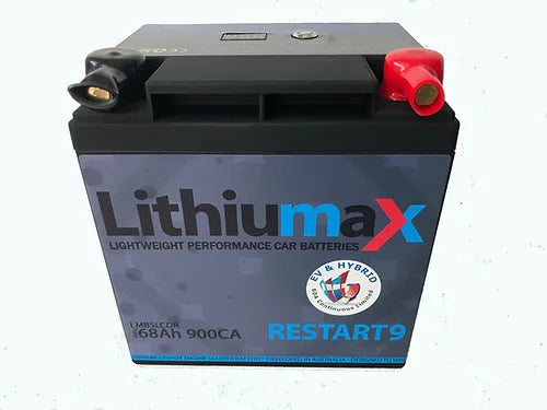 Lithiumax RESTART9 EV/HYBRID Series ULTRA-LITE Vehicle Battery
