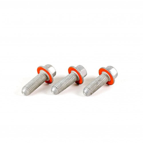 Genuine GM LS Cam Bolts (12556127-3), designed for secure camshaft installation in GM LS-series engines