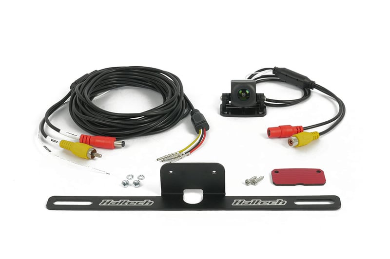 Haltech Reverse Camera Kit with wide-angle lens and waterproof housing