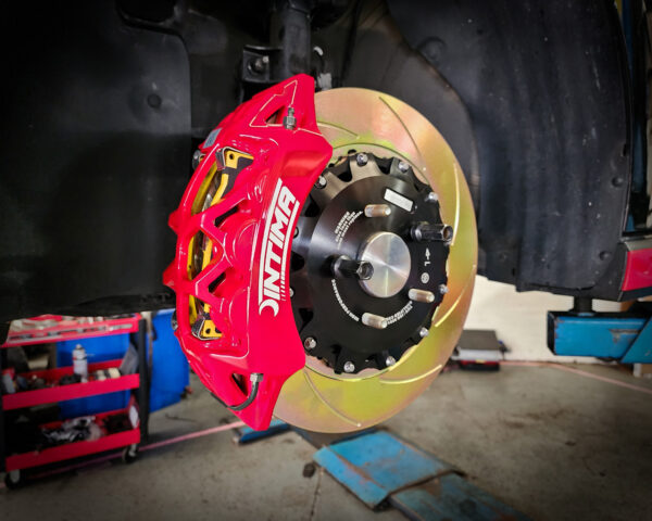 Performance brake upgrade for Hyundai Kona N by Intima