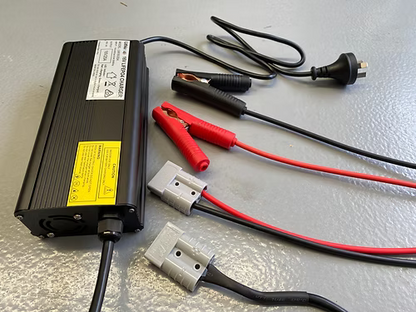 Lithiumax 16V charger with 110–240V input and 18V max output