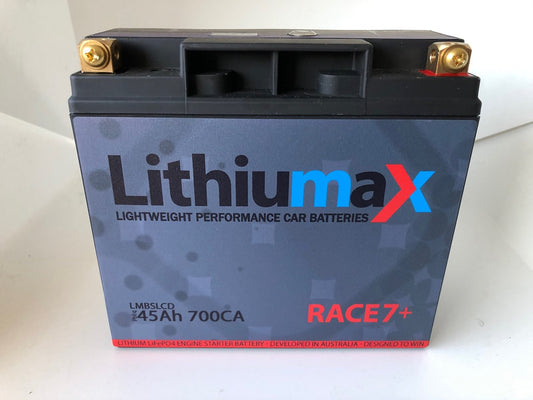 Lithiumax RACE7+ 700CA ULTRA-LIGHT lithium starter battery