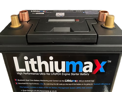 Lithiumax RESTART40 NS40L 850CCA Bluetooth lithium battery