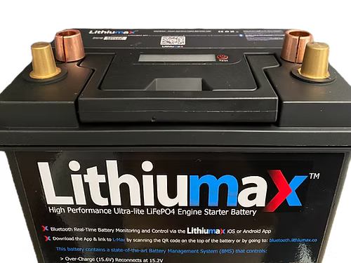 Lithiumax RESTART40 NS40L 850CCA Bluetooth lithium battery