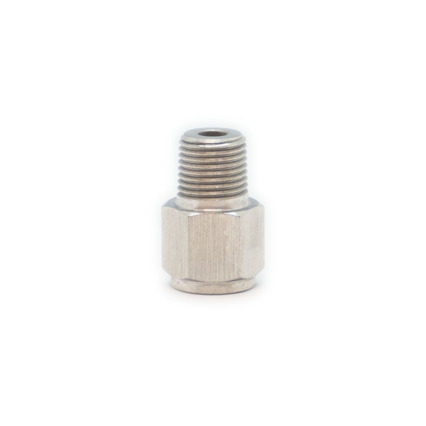Adapter M10 x 1 Female to 1/8 NPT Male (101-0193) – Racing Solutions