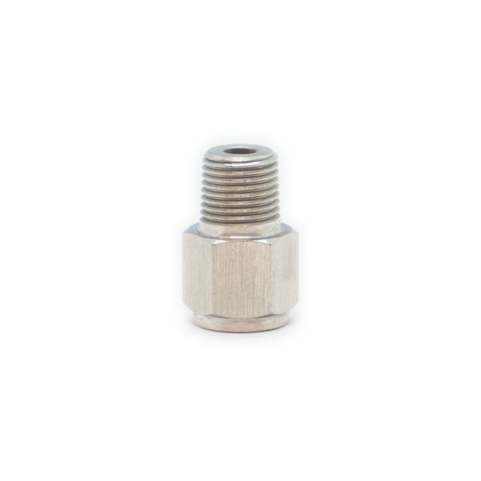 Adapter M10 x 1 Female to 1/8 NPT Male (101-0193) – Racing Solutions