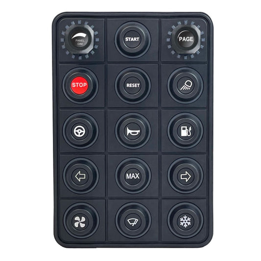 Link CAN Keypad 15 Button + 2 Rotary Encoders (101-0330) – Racing Solutions