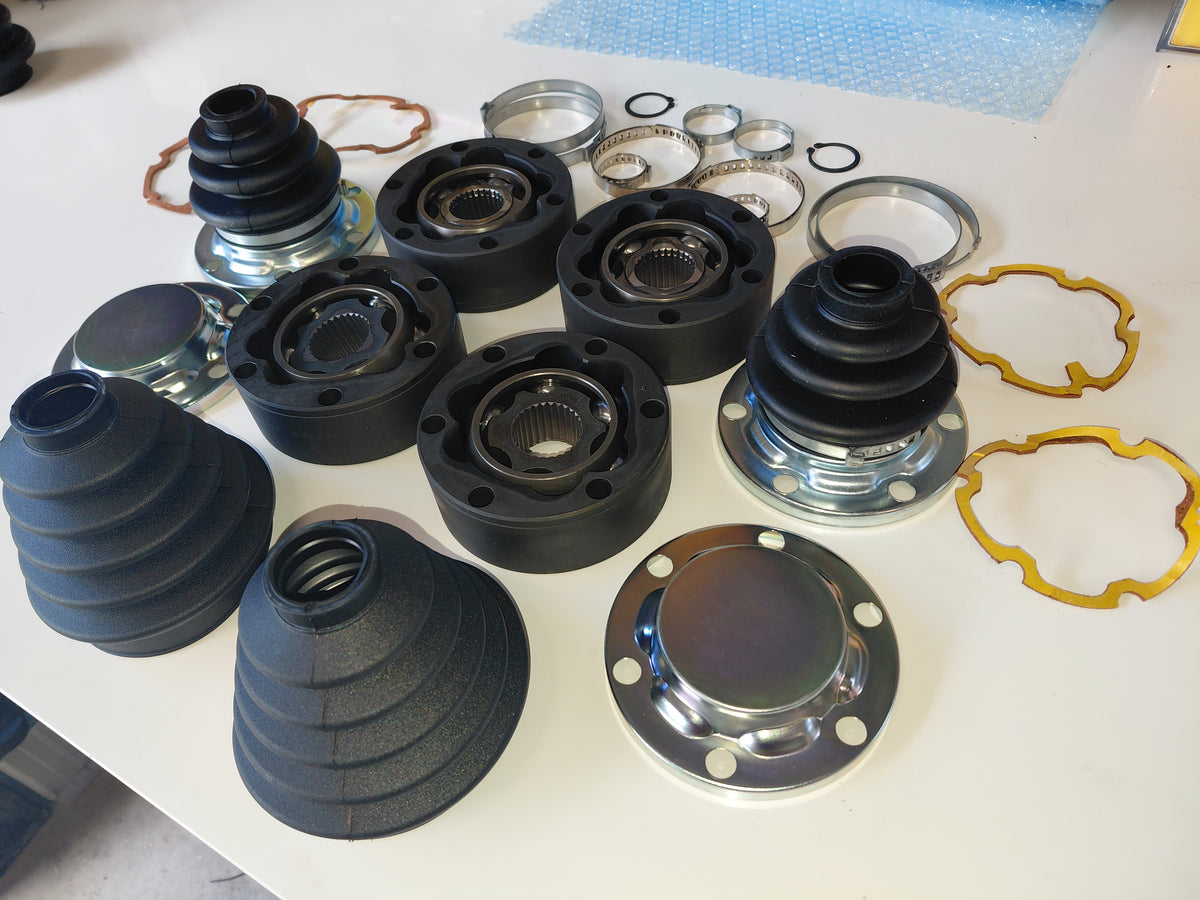 E36 M3 driveshaft CV rebuild kit – genuine CV boots and boot clamps