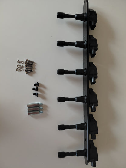 Billet coil bracket kit to suit Nissan RB20, RB25 and RB26 using R35 GTR coils