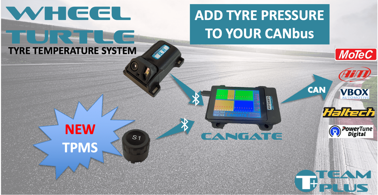 Team Plus Tyre Monitoring Kit for racing applications