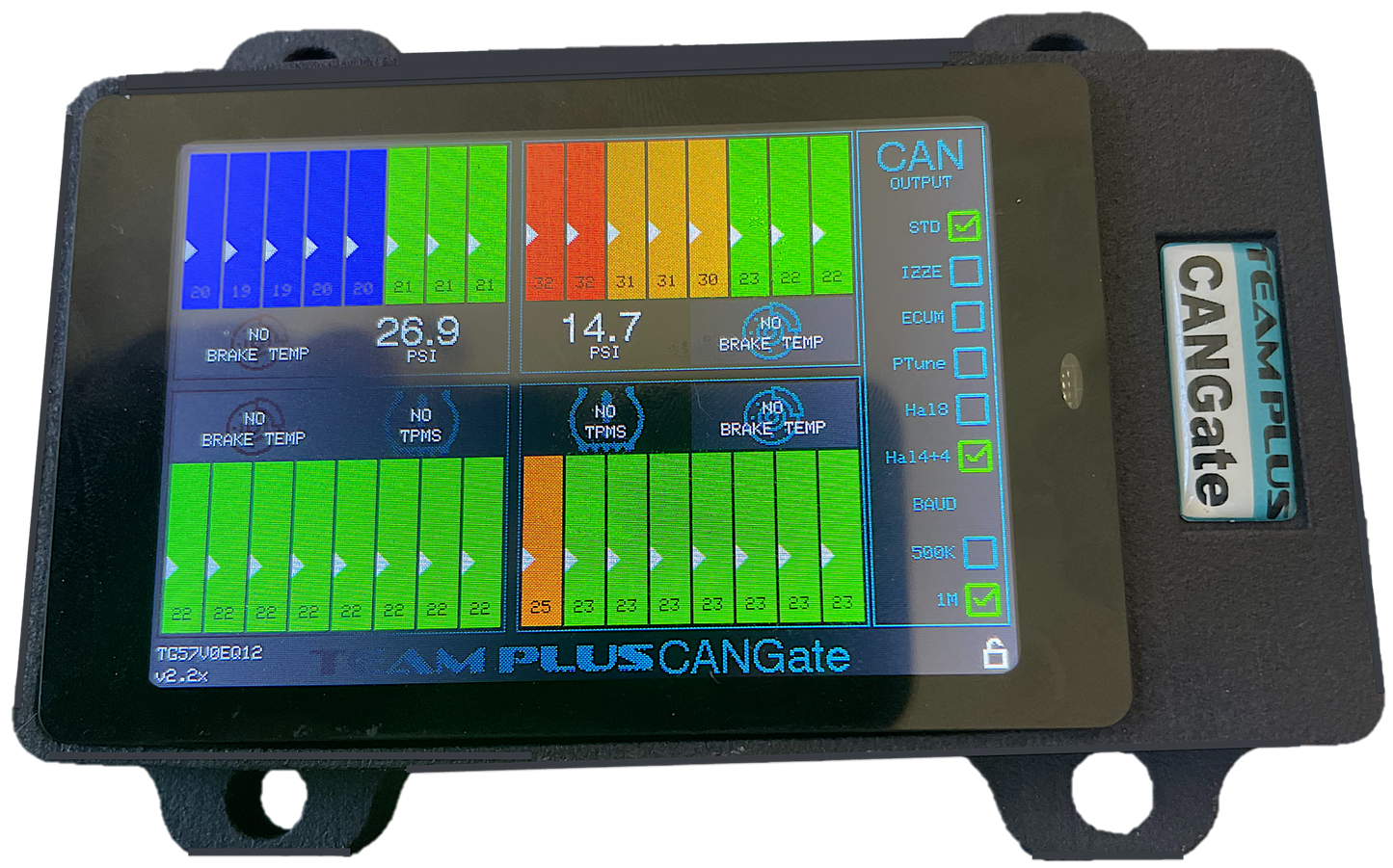 team plus tyre monitoring telemtry