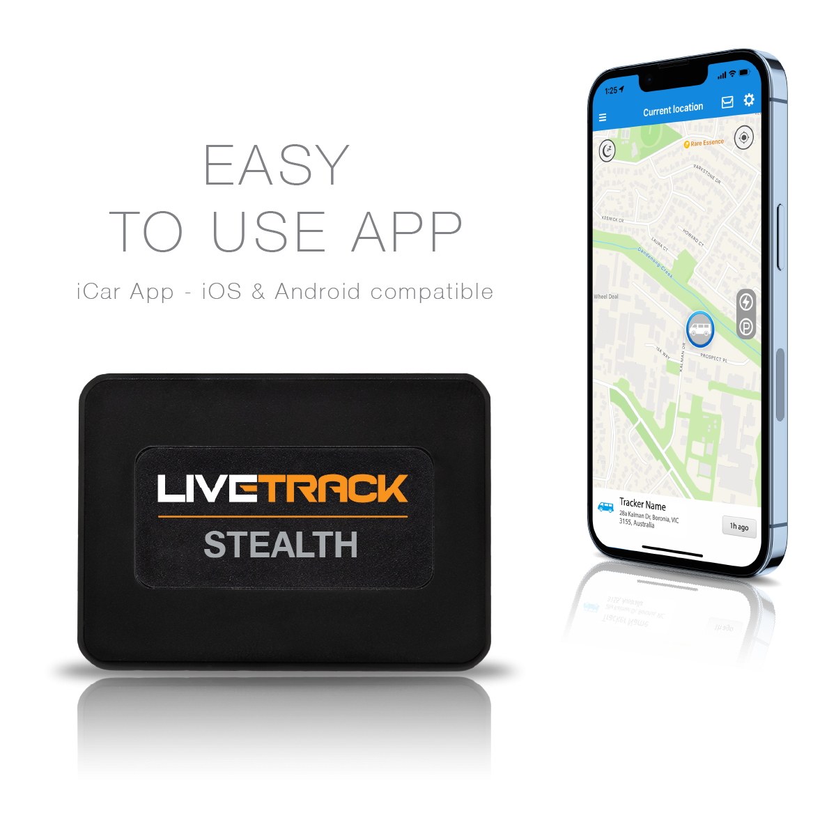 Livetrack easy to use app for gps