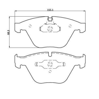 WinmaX W1 Street Performance Brake Pads AP Racing 6 pot RD54 