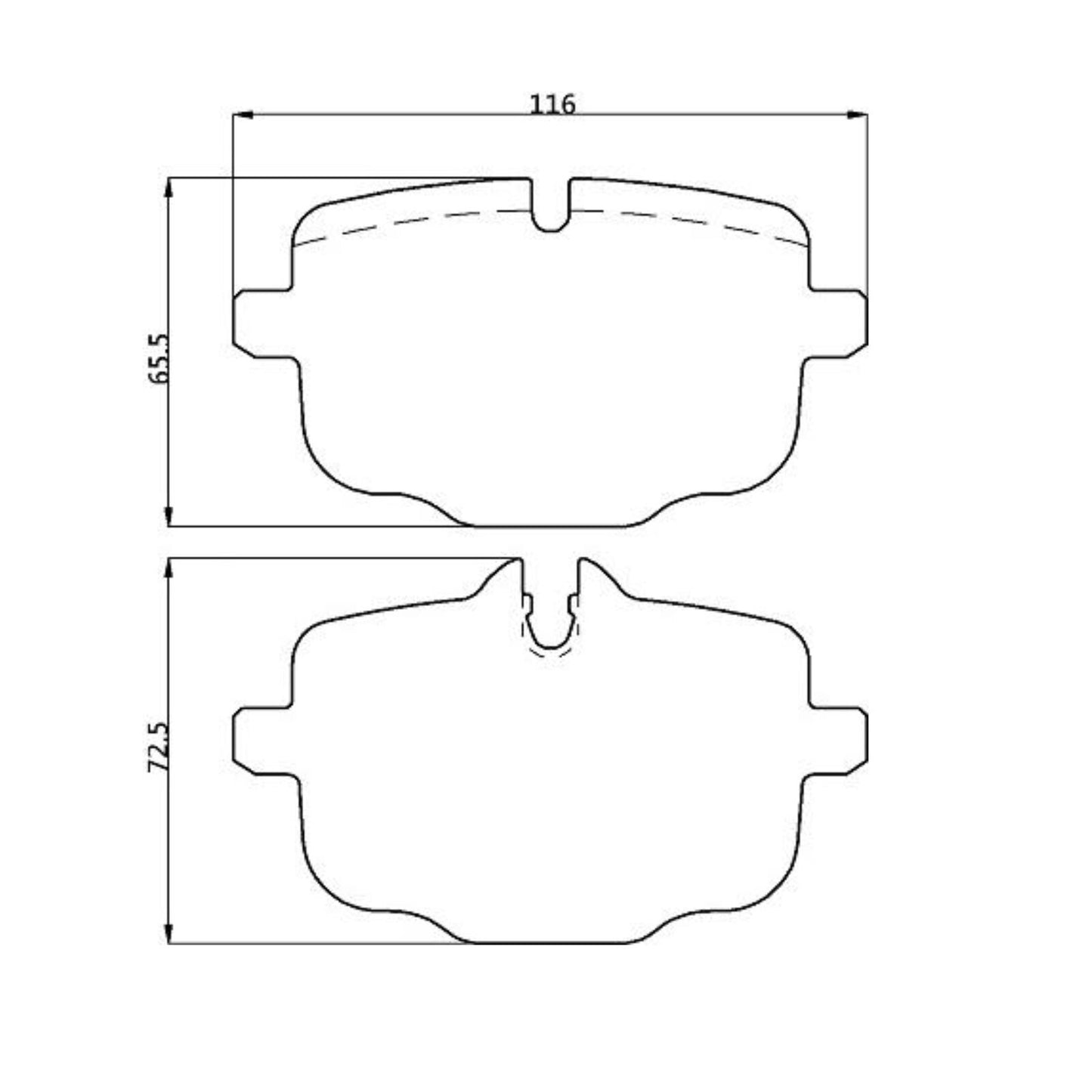 WinmaX W1 Street Performance Brake Pads BMW X5 M50d / M760i xDrive Front