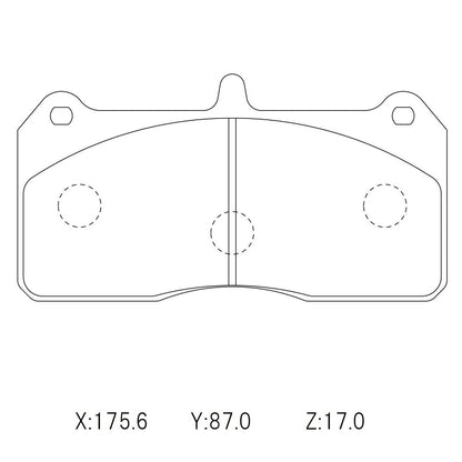 Winmax high performance brake pads with little to no fade resistance designed for racing, drifting and rallying.
