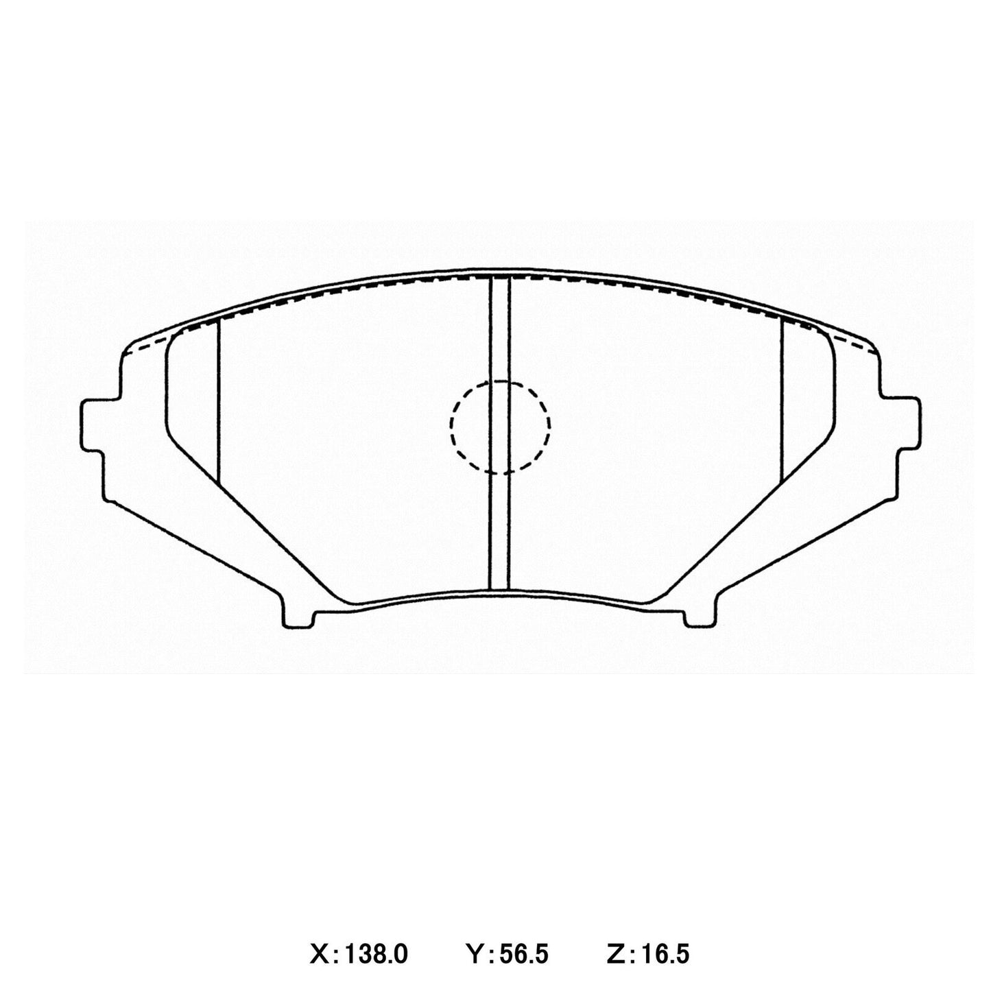 WinmaX W1 Street Performance Brake Pads Mazda RX8 Front