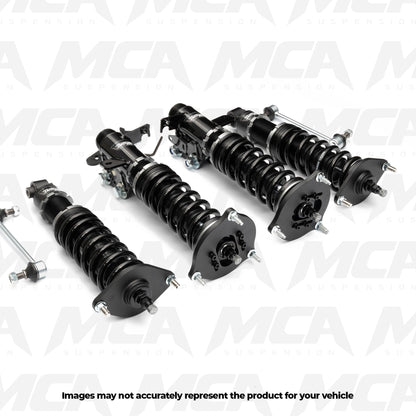 Toyota 86 & BRZ MCA Pro sport coilover suspension designed for road and track use, fully adjustable.