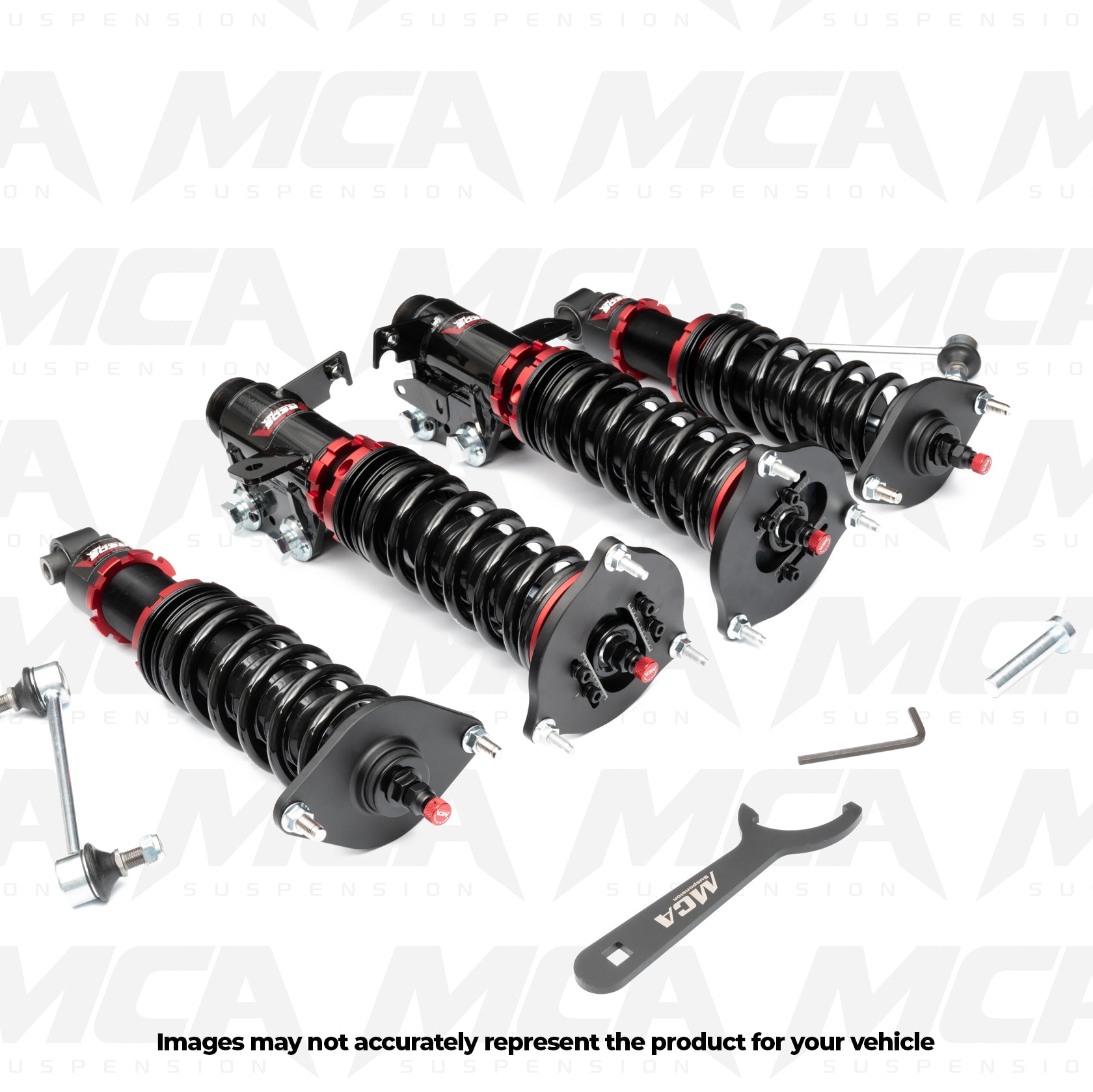 MCA Reds High performance coilover suspension for track day and race use