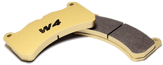 Winmax W4 brake pads are a semi-steel based compound suitable for track use in low to mid level competition environments. Used in racing conditions by small cars and heavier cars doing limited laps. W4 is ideal for the track enthusiast wanting bang for bucks!